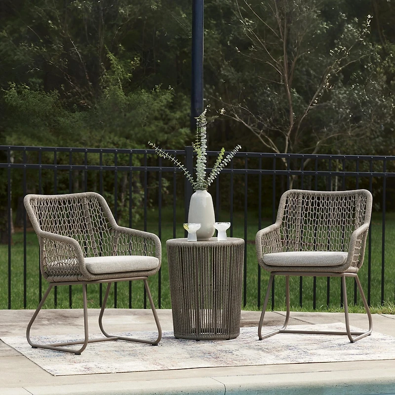 Signature Design by Ashley Moncure Heights 3-Piece Outdoor Chairs and Table Set