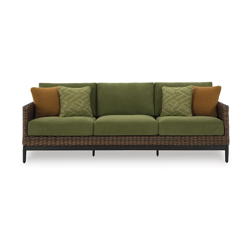 Signature Design by Ashley Hoquiam Outdoor Sofa with Cushion