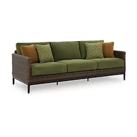 Signature Design by Ashley Hoquiam Outdoor Sofa with Cushion