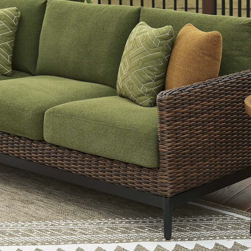 Signature Design by Ashley Hoquiam Outdoor Sofa with Cushion