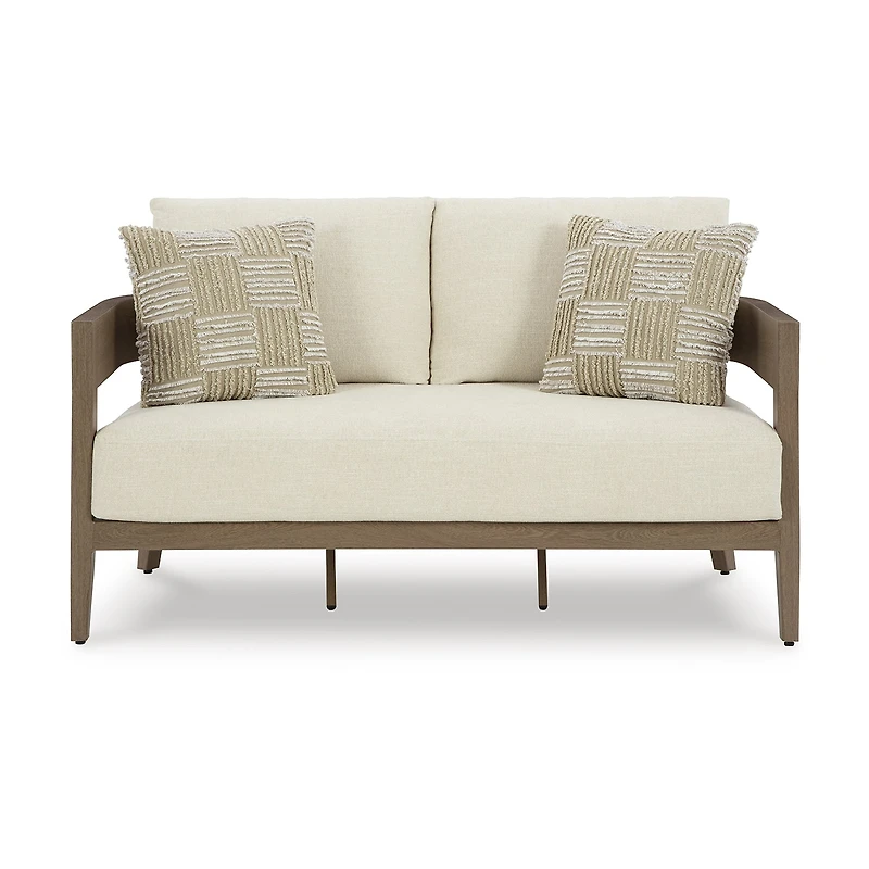 Signature Design by Ashley Severn Outdoor Loveseat with Cushion