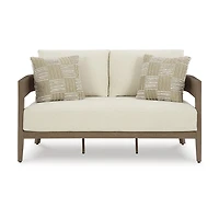 Signature Design by Ashley Severn Outdoor Loveseat with Cushion