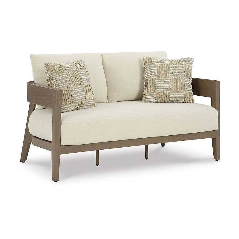 Signature Design by Ashley Severn Outdoor Loveseat with Cushion