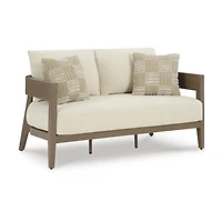 Signature Design by Ashley Severn Outdoor Loveseat with Cushion