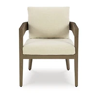 Signature Design by Ashley Severn Outdoor Dining Arm Chair with Cushion (Set of 2)