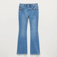 Thereabouts Little & Big Kid Girls Mid Rise Flare Leg Jean