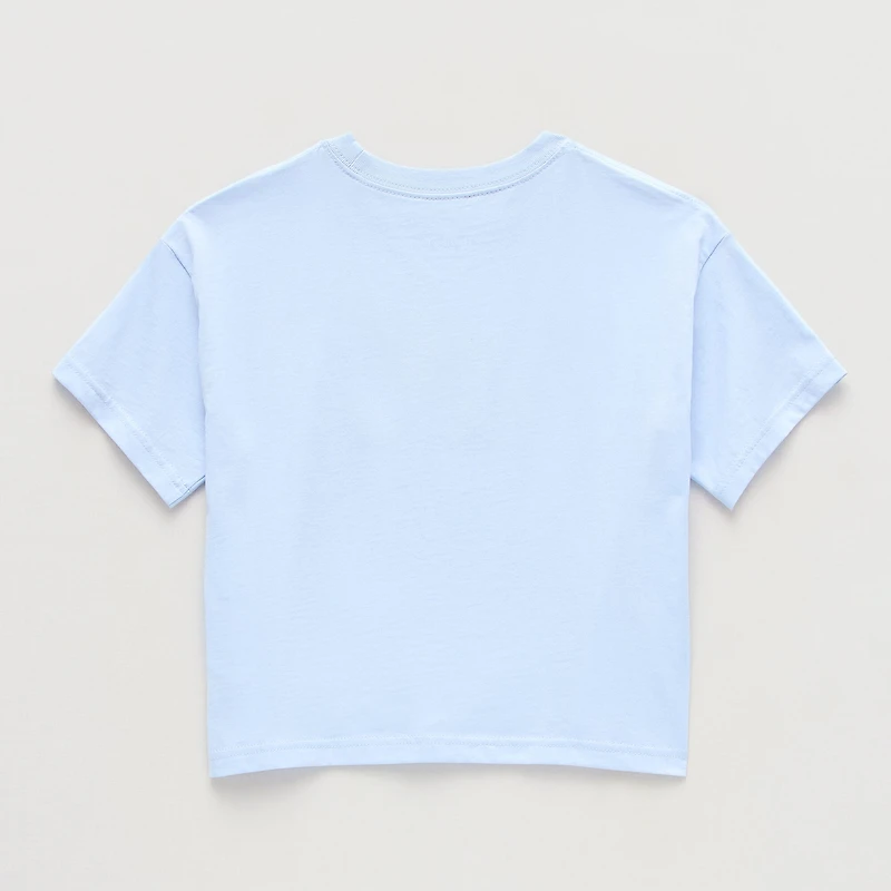 Nike Club Big Kid Girls Crew Neck Short Sleeve Oversized Graphic T-Shirt