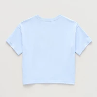 Nike Club Big Kid Girls Crew Neck Short Sleeve Oversized Graphic T-Shirt