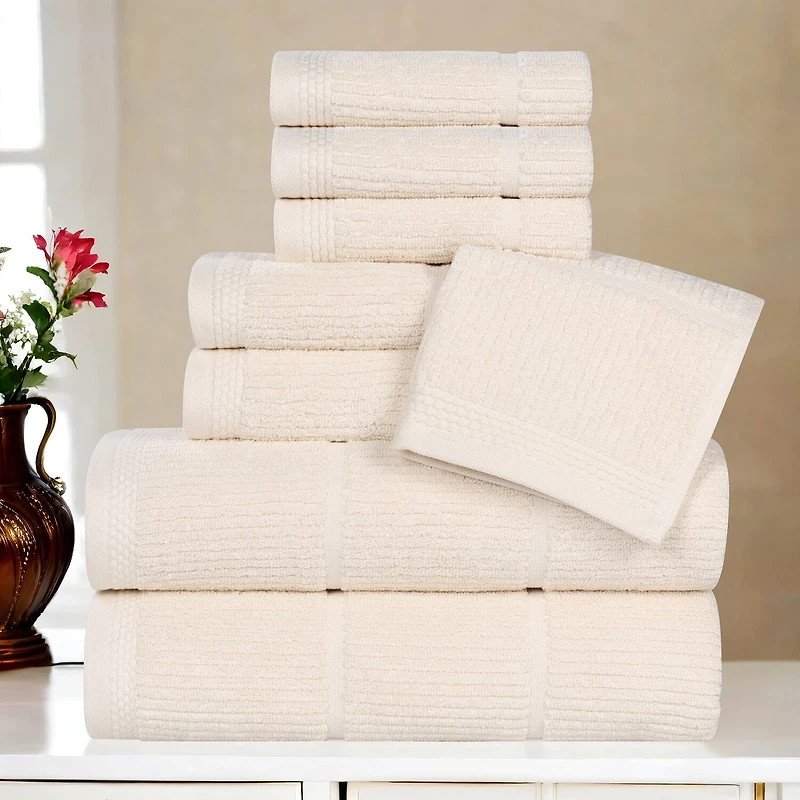 SUPERIOR® Milo Smart Twist Viscose Cotton Blend -pc. Quick Dry Bath Towel Set