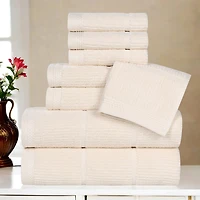SUPERIOR® Milo Smart Twist Viscose Cotton Blend -pc. Quick Dry Bath Towel Set