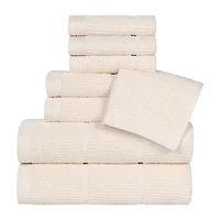 SUPERIOR® Milo Smart Twist Viscose Cotton Blend -pc. Quick Dry Bath Towel Set