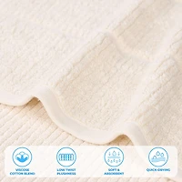 SUPERIOR® Milo Smart Twist Viscose Cotton Blend -pc. Quick Dry Bath Towel Set