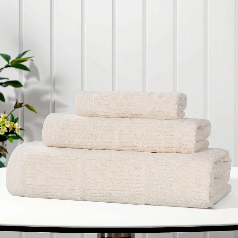 SUPERIOR® Milo Smart Twist Viscose Cotton Blend -pc. Quick Dry Bath Towel Set
