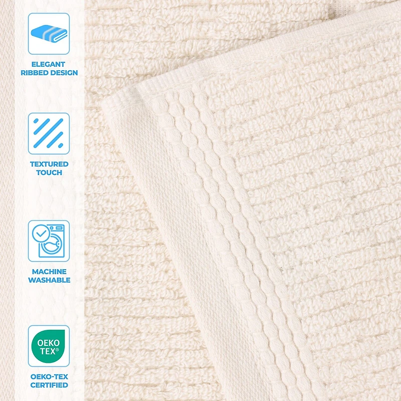 SUPERIOR® Milo Smart Twist Viscose Cotton Blend -pc. Quick Dry Bath Towel Set