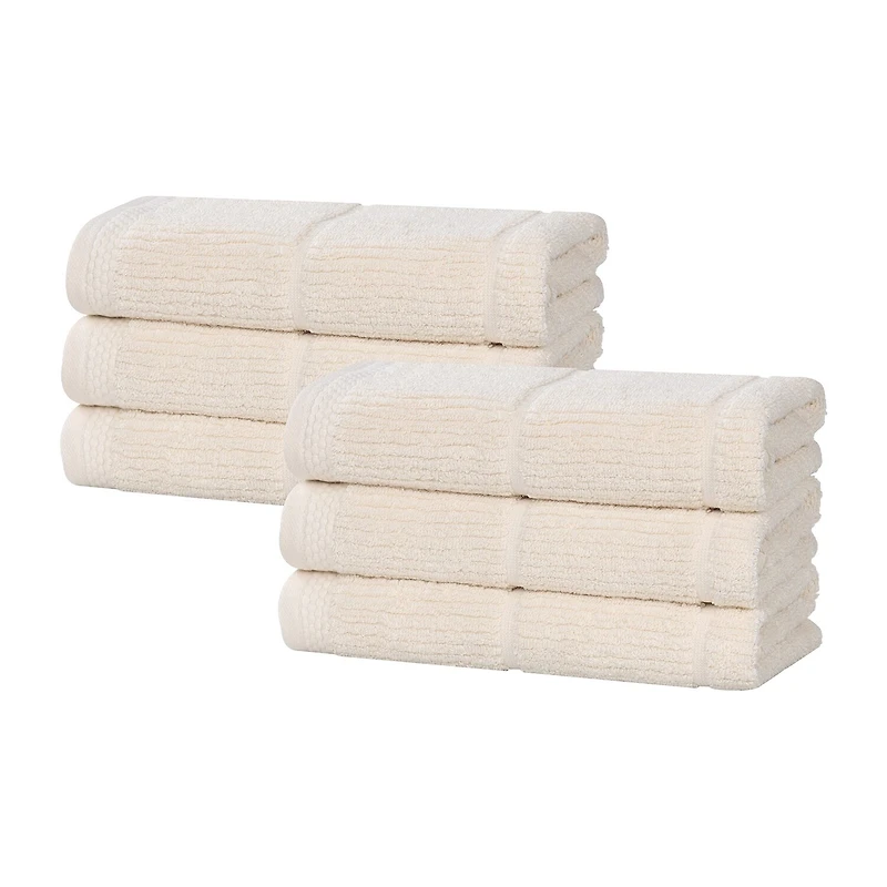 SUPERIOR® Milo Smart Twist Viscose Cotton Blend 6-pc. Hand Towel