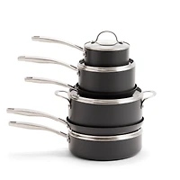 Cooks Hard Anodized Titanium Ceramic 10-pc. Cookware Set