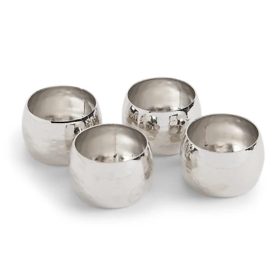 Homewear Hammered 4-pc. Napkin Rings