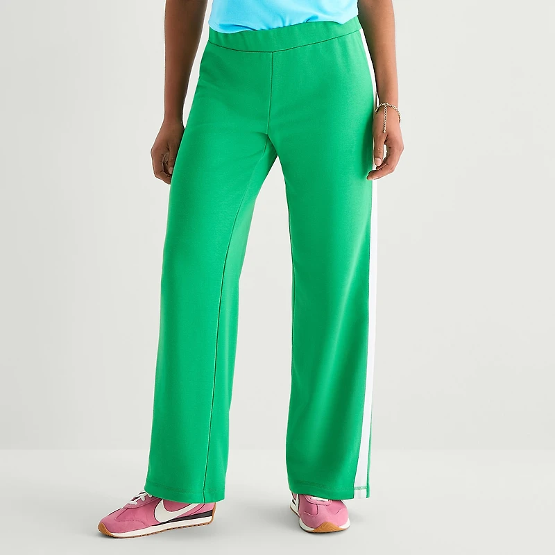 Juicy By Couture Womens Juniors Wide Leg Track Pant