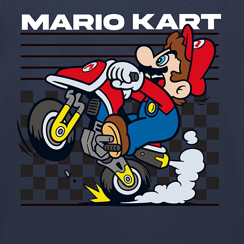 Mens Crew Neck Short Sleeve Classic Fit Super Mario Big and Tall Graphic T-Shirt