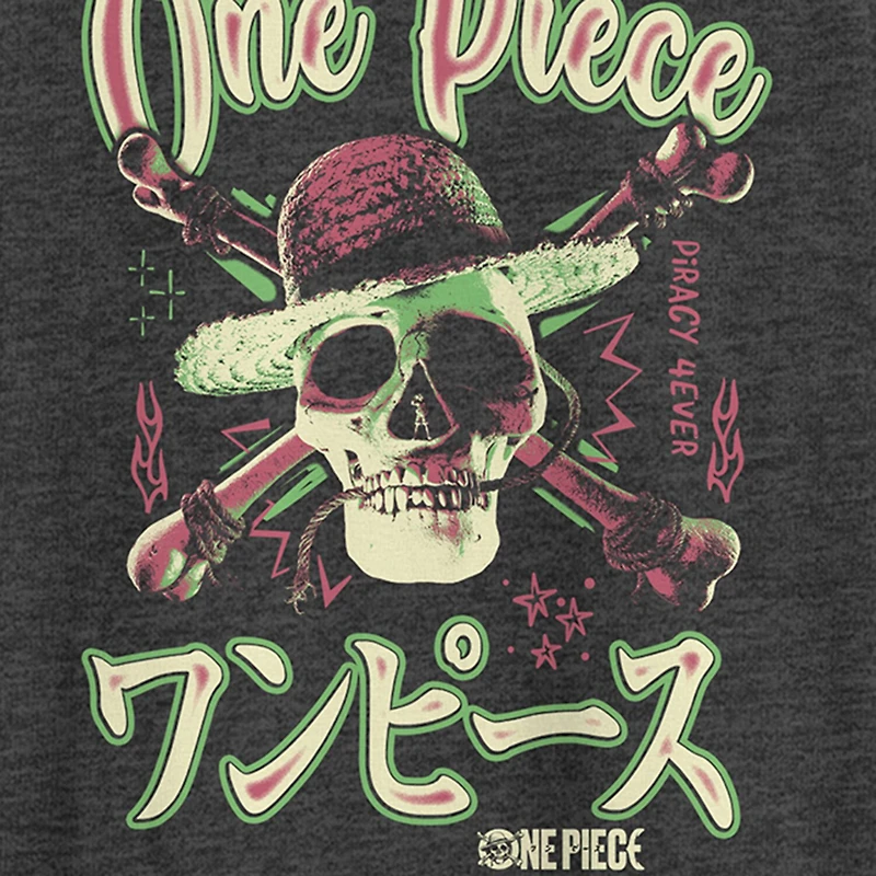 One Piece Mens Crew Neck Short Sleeve Classic Fit Big and Tall Graphic T-Shirt