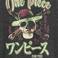 One Piece Mens Crew Neck Short Sleeve Classic Fit Big and Tall Graphic T-Shirt
