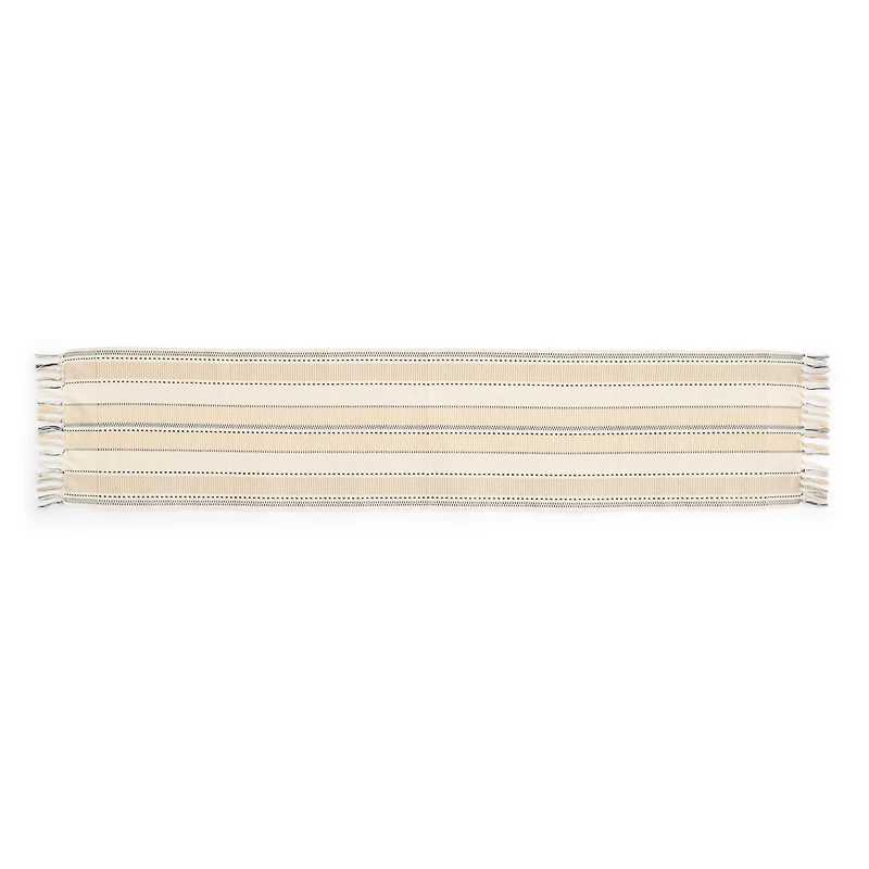 Homewear Black and White Stripe Table Runner