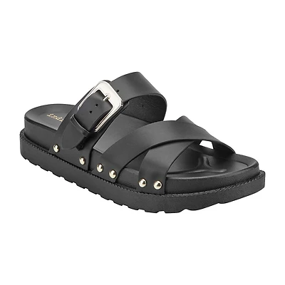 Indigo Rd. Womens Adjustable Strap Footbed Sandals