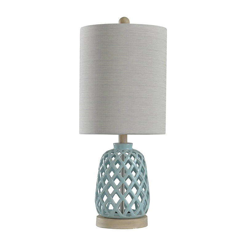 Stylecraft 10 W Blue Ceramic Table Lamp
