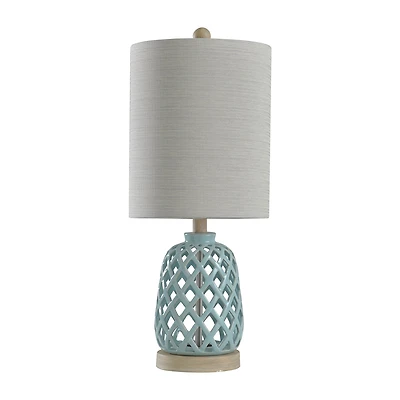 Stylecraft 10 W Blue Ceramic Table Lamp