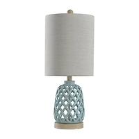 Stylecraft 10 W Blue Ceramic Table Lamp