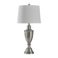 Stylecraft Transitional 15 W Silver Steel Table Lamp
