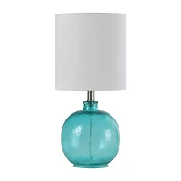 Stylecraft 9.5 W Cerulean Glass Table Lamp