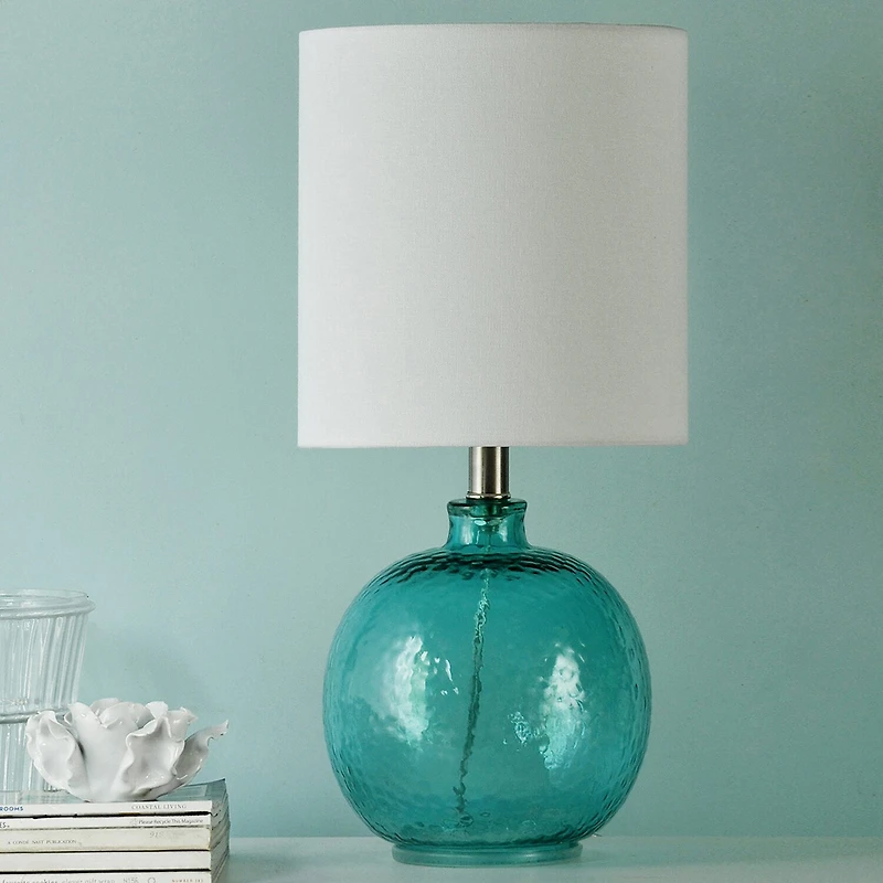 Stylecraft 9.5 W Cerulean Glass Table Lamp