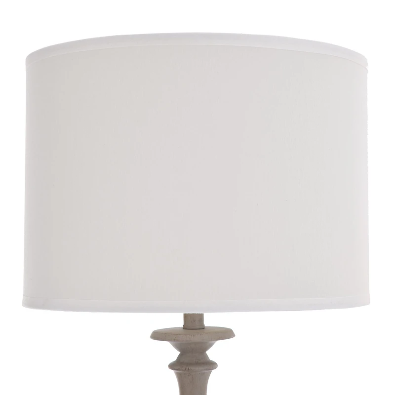 Stylecraft Charlton Distressed Gray Floor Lamp