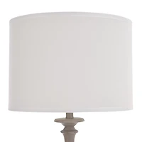 Stylecraft Charlton Distressed Gray Floor Lamp