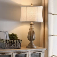 Stylecraft 15 W Brown & Black Table Lamp