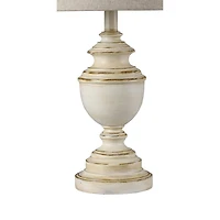 Stylecraft 12 W Distressed Cream Table Lamp