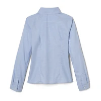 French Toast Little & Big Girls Long Sleeve Button-Down Shirt