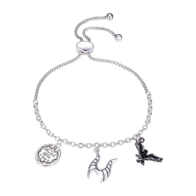 Disney Classics Villains Womens Cubic Zirconia Bolo Bracelet