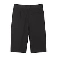French Toast Flat Front Short Little Boys 10" Mid Rise Adjustable Waist Stretch Fabric Chino