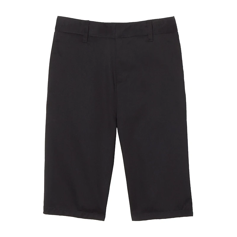 French Toast Flat Front Short Little Boys 10" Mid Rise Adjustable Waist Stretch Fabric Chino
