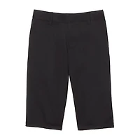 French Toast Flat Front Short Little Boys 10" Mid Rise Adjustable Waist Stretch Fabric Chino