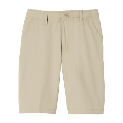 French Toast Little & Big Kid Boys 10" Mid Rise Moisture Wicking Stretch Fabric Chino Short