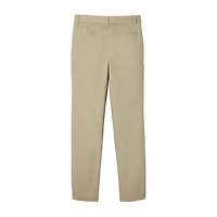 French Toast Relaxed Fit Twill Pant Little Boys Straight Pleated