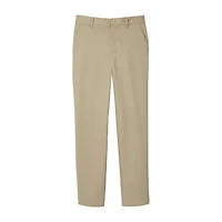 French Toast Relaxed Fit Twill Pant Little Boys Straight Pleated