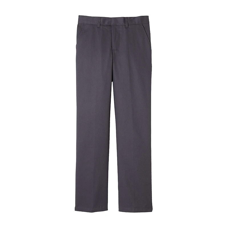 French Toast Relaxed Fit Twill Pant Boys Straight Pleated