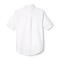 French Toast Little & Big Kid Boys Wrinkle Resistant Button Down Collar Short Sleeve Dress Shirt