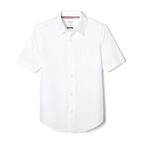 French Toast Toddler Boys Wrinkle Resistant Point Collar Short Sleeve Dress Shirt