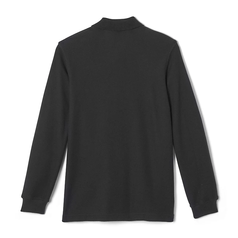 French Toast Little & Big Kid Boys Long Sleeve Boxy Fit Polo Shirt