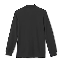 French Toast Little & Big Kid Boys Long Sleeve Boxy Fit Polo Shirt